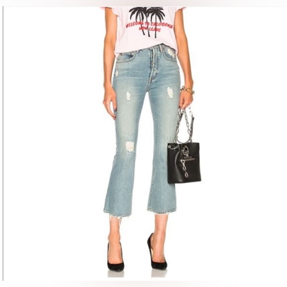 Revolve Adaptation High Rise Kick Flare Crop Jeans‎ Size 25 - Picture 1 of 12